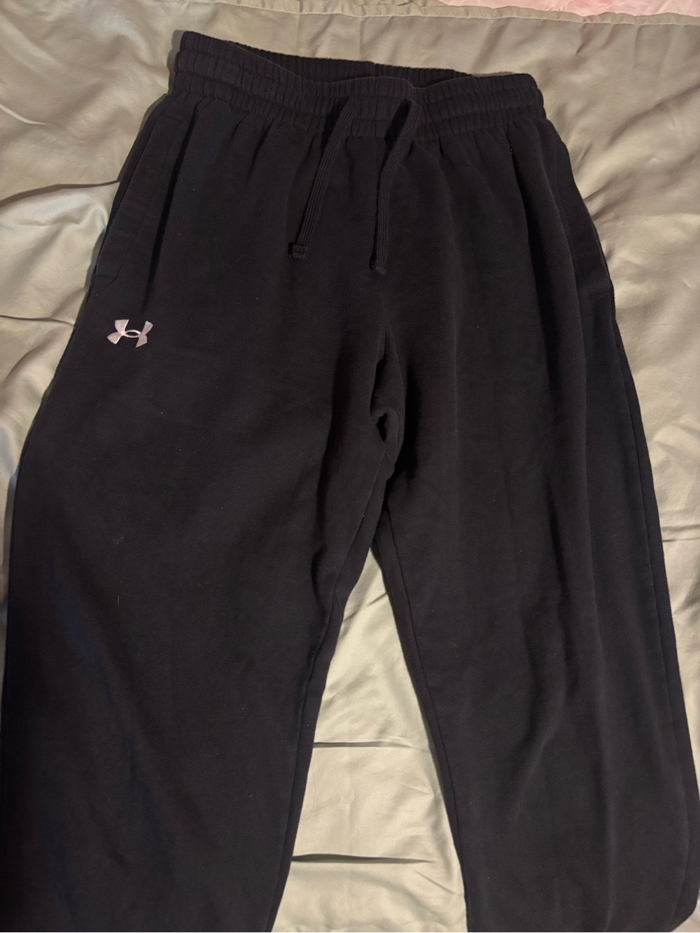Under Armour Black Sweatpant Joggers with Under Armour logo